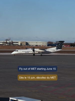 Flying should feel like a breeze 🧘🏻 Starting June 15, Porter is taking off from the brand-new Montreal Metropolitan Airport (MET) - just minutes from downtown - connecting you to iconic destinations across the country. The wait is almost over for more more Porter coming to Montreal💙✈️ • • • Voyager devrait être simple comme bonjour 🧘🏻 Dès le 15 juin, Porter s’envole depuis le tout nouvel Aéroport métropolitain de Montréal (MET), à quelques minutes du centre-ville, vers les destinations canadiennes incontournables. #flyporter #porterairlines #porter #met #montreal 