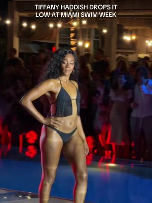 You know #TiffanyHaddish keeps it 💯 at her @Sports Illustrated Swimsuit debut 🔥 at @Paraiso Miami Swim Week #MiamiSwimWeek