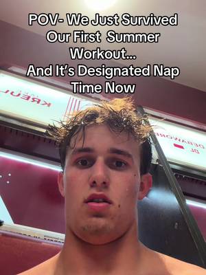 Is The Post Practice Nap A Universal Thing? 😂  #jakekreulclassic #CollegeFootball #summerworkouts #d1 #highschoolfootball 