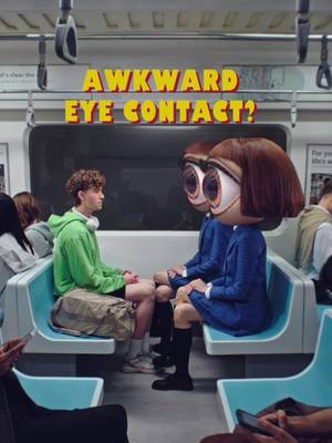 Awkward eye contact👀 Wanna skip? You Gotta Chew Mogu Mogu😏 #ChewMoguMogu ​ ​