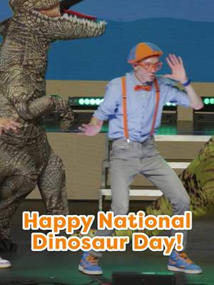🦖 ROAR if you love dinosaurs! 🦖 Celebrate National Dinosaur Day with the Dino Dance—can you stomp and wiggle along?