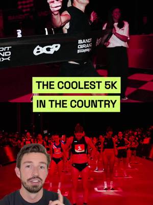 This is hands down the coolest 5k in the country, and it’s run exactly like an F1 race 👇 So this is the Bandit Grand Prix, hosted by @Bandit Running. But this is nothing like your local charity 5K. They run the whole thing like an actual F1 Grand Prix. During the day, you’ve got 5K races that work as qualifying heats. The top finishers move on to a 3K Super Final at night. And here’s the F1 part - where you finish in your qualifying heat, sets your spot on the starting grid for the finals. So the better you run, the better your pole position. The course itself is a multi-lap circuit. You do 5 laps, weaving your way through this warehouse and through turns outside. But the inside is where it’s wild. It’s dark, red lights everywhere, a DJ going the entire time, and spectators lining the course. It feels like an underground party you’re running through. Then it all ends with a podium celebration and a full afterparty right there in the warehouse. No other brand in running is doing anything close to this. Well done Bandit.