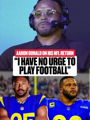 Aaron Donald on if he’d return to make a Super Bowl run with the Rams 🤔 #nfl #rams #mylesgarrett #aarondonald 