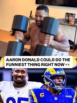 Is it too late for Aaron Donald to come out of retirement and play with Myles Garrett?! 😅 (via Aaron Donald) #NFL #Football #LosAngelesRams #MylesGarrett #AaronDonald