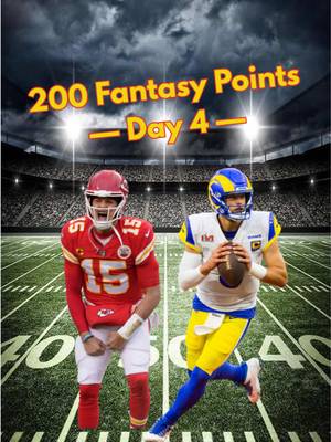 Trying to score 200 Fantasy Football points based on the 2025 NFL Season: Day 4 #acshear #nflfilter #fantasyfootball #200fantasypoints #nflchallenge 