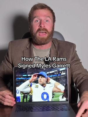 I can not believe that Myles Garrett signed with the LA Rams #sports #football #nfl #comedy #sketch 