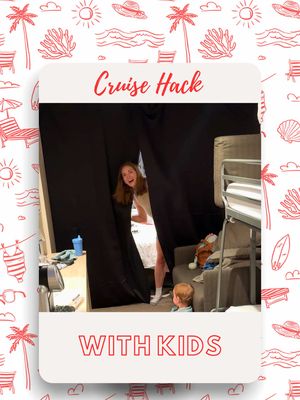 Replying to @MSC Cruises US POV: you’re vacationing with kids and still want a little privacy 🤍 One of the simplest cruise cabin hacks we used on our family vacation! #CruiseWithKids #WhirlpoolBalcony #FamilyCruise #TravelWithToddlers  All you need: • Blackout curtains • Magnetic hooks • Curtain rings It took just a few minutes to set up and gave us a little separation once the kids went to bed. Such a simple way to make sharing a cabin feel a little more comfortable for everyone 👏 Save this one for your next cruise!