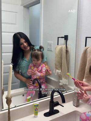 Just a realistic morning with my 1-year-old and one small habit we’re working on every day 🥹🪥🤍 #OrajelPartner #OrajelNaturals #MsRachel #morningroutine  