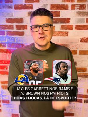 NÃO VEJO A HORA DE SETEMBRO CHEGAAAAAR 🏈🔥 Enquanto não chega, a gente acompanha por aqui as movimentações da offseason. Myles Garrett e AJ Brown estarão de casa nova na próxima temporada e o Deivis Chiodini explicou tudo aqui! O que achou das trocas, fã de esporte? 👉 Acompanhe o melhor da NFL pela ESPN no Plano Premium do #DisneyPlus! #NFLnaESPN #tiktokesportes