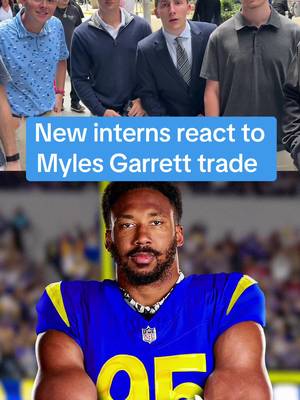 What was your reaction to this blockbuster trade? #mylesgarrett #interns 