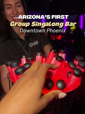 I went to check out @offtherecordphx in Downtown Phoenix, and I genuinely wasn’t sure what to expect. What I got was a room full of people singing at the top of their lungs, dancing with strangers, and having way more fun than anyone was pretending not to have! 😂 Off The Record is Arizona’s first group sing-along bar, and the coolest part is that the crowd is the experience. The bar is the stage, everyone becomes part of the show, and every night has a different music theme and vibe. The energy was great. Even the staff was singing, dancing, and getting in on the fun. It felt less like going to a bar and more like ending up at a giant house party where everyone somehow knows the words to every song! If you’re looking for a fun girls’ night, birthday spot, date night, or just something different to do this weekend, I’d definitely add this one to your list. [HOSTED] #arizonaplaces  📍Off The Record | Downtown Phoenix #arizona #downtownphoenix #phoenixbars #phoenixarizona 