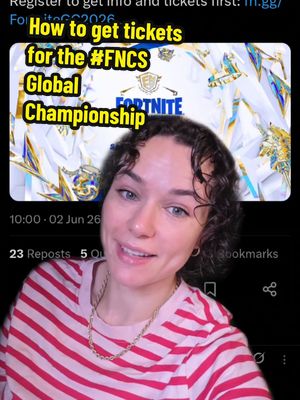 REGISTER SO YOU DON'T MISS OUT! #FNCS 