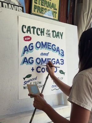 This is your sign to add our new AG Omega3s to your routine. 🐟