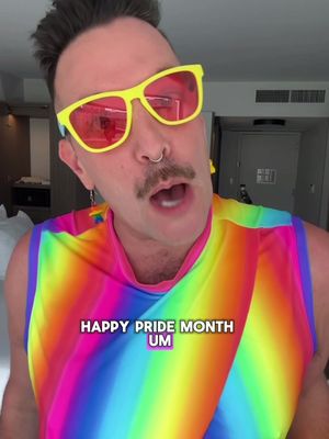 Happy Pride Month just a friendly reminder... It's HOMOsapiens not HETEROsapiens It's the BIble not the STAIGHT bull It's not QUEER TO HELL it's STRAIGHT TO HELL Go drink that iced coffee and sit however you want in that chair bb #pridemonth #Pride #gaypride