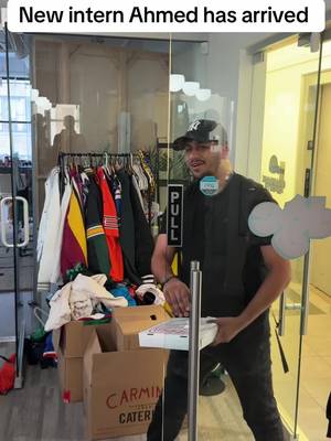 Ahmed was on Hajj and has now arrived for the summer #interns 