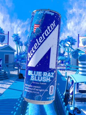 A new flavor has entered the villa… Blue Raz Slush 🌀👀🙌