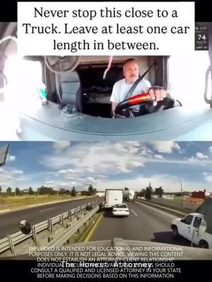 A car at 65 mph needs 300 feet to stop. A truck needs over 500. That gap, those extra 200 feet, is why truck accidents kill people who thought they were perfectly safe. Getting sandwiched between two large trucks at highway speed is one of the most deadly scenarios on the road, and most drivers have no idea how little margin they actually have. If you regularly drive near trucks, share this. It could save someone's life. And if you or someone you know has already been injured in a truck accident in New York, that case is different from a regular car accident. Commercial trucks, their carriers, and their insurers fight hard to limit what they pay out. Ribowsky Law fights harder. Serving all 5 boroughs of NYC. 📞 (516) 531-7833 Did you know the stopping distance difference between a car and a truck was this large? 👇 #creatorsearchinsights 