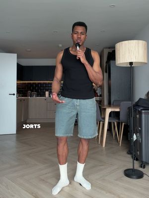 Summer Outfit Formulas Pt. 2 1. Jorts / henley / cap / sneakers 2. Pleated trousers / polo / loafers 3. Wide leg cream pants / ribbed tee / cap / boots 4. Chino shorts / vest / oxford shirt / loafers #MensFashion #MensStyle #SummerFits #summeroutfits 