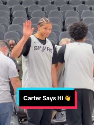 Hi Carter 👋 #NBA #basketball #CarterBryant #Spurs #NBAFinals 
