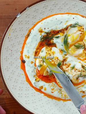 Turkish Eggs (Çılbır) | The contrast between the cold yogurt and warm spiced butter is ridiculous. Every recipe I make gets posted to Provecho, along with hundreds more from other creators. Ingredient lists, detailed instructions, shopping lists, and all the little tips that don’t fit into my short videos. Recipe link in bio. #TurkishEggs #Cilbir #BreakfastRecipes #BrunchRecipes #EggRecipes 