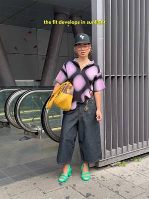 this UV reactive top from PH5 will forever be my fav. clothes are really just another art form to me 🥹🤏🏽 #OOTD 