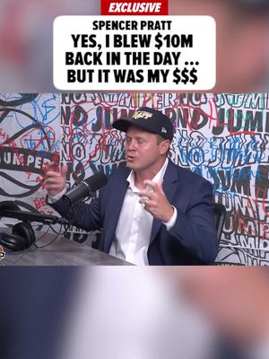 🗣️💸 Spencer Pratt is firing back at folks who think he's bad with money ... and he's defending his much younger self for blowing through $10 million. 🎥: No Jumper