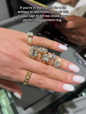Lab or natural, I’m your girl #oldminediamond #engagementring #labdiamonds 