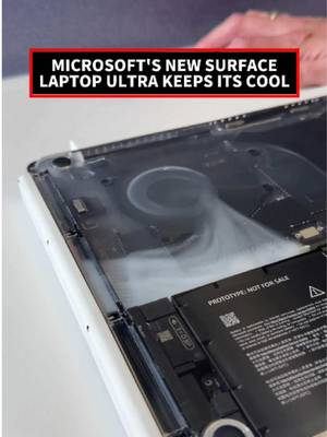 Microsoft built a smoke machine to prove its new Surface Laptop Ultra stays cool under heavy loads. 🌪️  They claim the design prevents hot air recirculation between the ARM CPU and the RTX GPU.  #Computex #SurfaceLaptopUltra #Microsoft #TechNews #PC