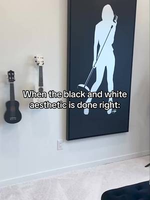 It’s giving timeless, it’s giving elevated, it’s giving everything  A monochrome moment done right #Dreamhomes #Dreamhomegoals #HomeInspiration #homeaesthetic #blackandwhitedecor   My dream house, beautiful home interiors, home inspo, home decor ideas, black and white decor ideas