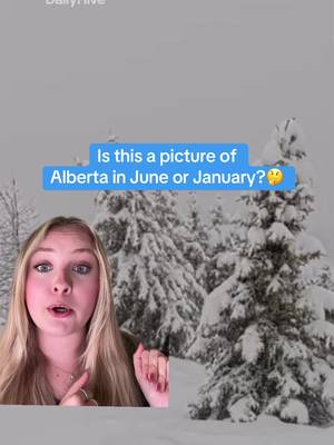 Looks like a snowy June is ahead for Alberta ❄️🎙️-@olga🌟 #alberta #banff #calgary #snow #weather 