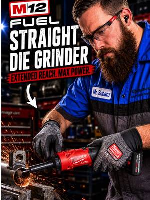 @Milwaukee Tool does it again with the second gen M12 FUEL extended length straight die grinder. #Milwaukee #mechanicsofTiktok #mrsubaru1387 #tooltok #Carrepair 