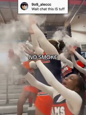 Now that's how you beef AND have fun with it. 💨📣 (via @cheerphi) #fyp #viral #trending #cheerleading #cheer 