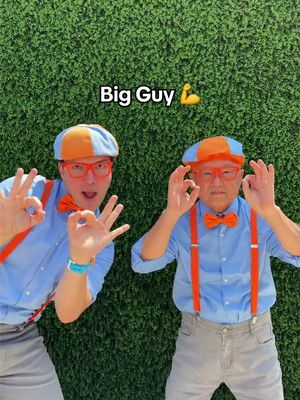old Blippi busting out the big guy moves 💪
