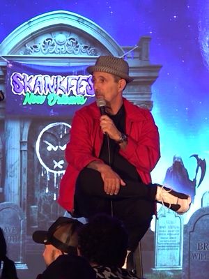 Being heckled from off stage by @bonniemcfarlane at last years @skankfestofficial , part of why it’s one of the best comedy festivals out there. The other part is they have me perform.