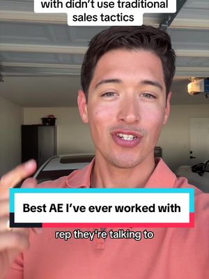 Best AE I’ve ever worked with didn’t follow a playbook, he wrote his own #sales #saas #ae #salestips #fypシ 