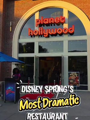 Disney's Most Dramatic Food! check out this drama! @Planet Hollywood #planethollywood #planethollywooddisneysprings