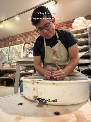 Fun Activity in in Boston, MA — @chronicle5 @wcvb5 #ChroniclePartner #Ad Hi Cuties … I’m always on a hunt for unique experiences in Boston, and this one really woke it up. Today we’re at a beginner friendly pottery class, with a 90 minute flow on handbuilding and getting lost in the spinning rhythm of the potter's wheel. 📍Clay Lounge  75 Thayer St, Boston, MA 02118 Real talk: I am an introvert in unfamiliar spaces, but the energy here was so grounding. A great way to unplug from the city’s digital noise. If you’re looking for more sparks of inspiration and local stories like these, make sure to download the @verylocal app to unlock full episodes for free. Cheers bbs #boston #cornersofboston #travel  