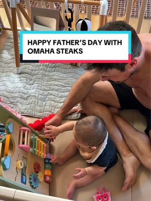 There’s something unexpected about watching your husband become a dad. Between all the dirty diapers and the sleepless nights, I didn’t just get to watch our son grow — I got to watch my husband evolve. This is Josh’s first Father’s Day so I surprised him with @Omaha Steaks — America’s original butcher since 1917, delivered right to our door. Because it’s not just steak — it’s a whole experience, delivered. Happy first Father’s Day! 
 #ad #omahasteaks #FathersDay #giftfordad