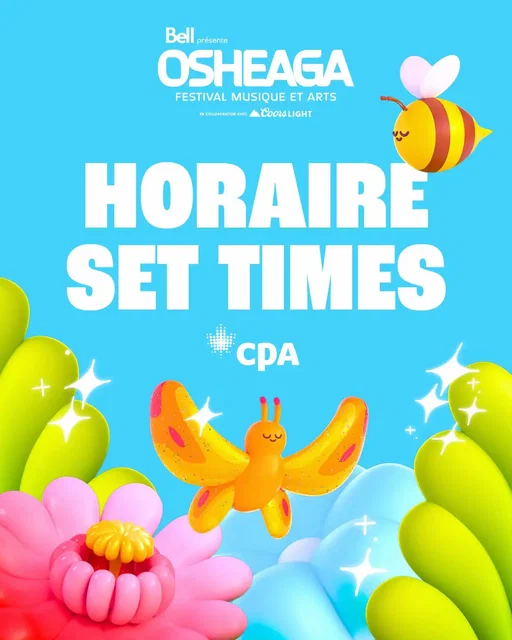 3 jours de festival, 3 horaires présentés par CPA 🌸🗓️ C’est le moment de planifier votre week-end !   Nouvel ajout à la prog’ 2026 : fanclubwallet se joint à nous le samedi ☀️    🎫 OSHEAGA.com   It’s time to get serious and start planning your weekend 🗓️🩵 The 2026 set times presented by @Ordre des CPA du Québec are HERE!   Oh and we’re happy to welcome fanclubwallet on the 2026 lineup 🐝 #festival #osheaga #settimes #schedule #fyp 