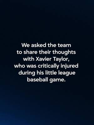 Sending all of our love to Xavier and the Taylor family, we are all with you. 🩵 #XavierStrong