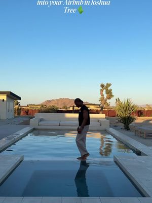Escaped to Joshua Tree for the week 🌵🤎 #airbnbfinds ##desertvibes #travelreels #cinematicreels #luxurylifestyle 