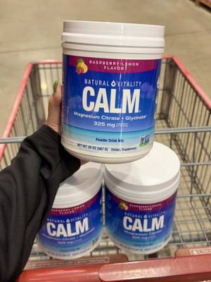 POV: You came to Costco for one thing... but you can't leave with just one 💙✨     A CALM® favorite, now featuring Magnesium Citrate + Glycinate∆.     #NaturalVitality #Magnesium #CostcoFinds     ∆created from Citric Acid and Magnesium Carbonate.