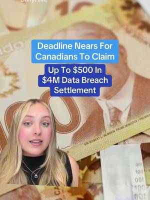 The deadline is nearing for Canadians to claim up to $500💵🎙️-@olga🌟 #canada #news #lastpass #databreach #news 