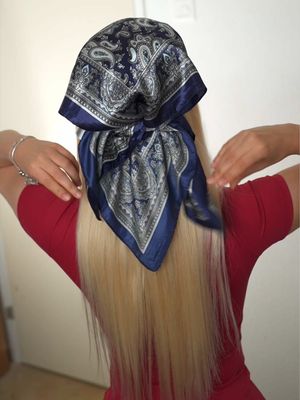 NO ONE TIES a Headscarf Like THIS... You Have to See It! 😍 idea: @mattloveshair #headscarf #scarfstyle #fashionhack #styletips #outfitideas 