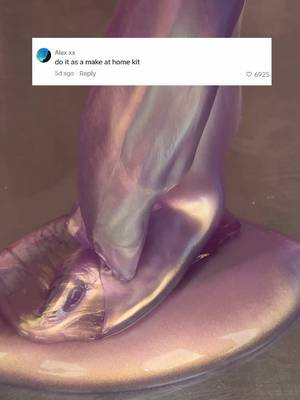 the water slime DIY kit idea is cute but i spent 90 minutes making one water slime as a professional and it still wasn't easy 😭 we're working on it 🫶 Shop Peachybbies.com for more slimes! 🍑