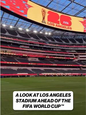 Los Angeles Stadium is ready to host FIFA World Cup matches (via X/FinoYossen) #fifaworldcup #Soccer #losangeles 