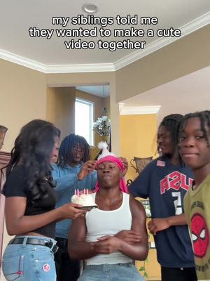 this my theme song at this point 😭 atleast I got a cake #Pride #lgbtq #Siblings #fyp 