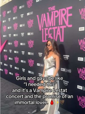 Happy Pride Month, Vampire Lestat! 🧛🏻💋 Tune in on the June 7th @AMC+  #annerice #vampirelestat The Vampire Lestat premiere and concert in NYC