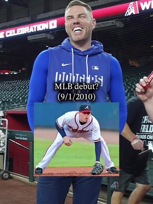 Braves legend Freddie Freeman💯 Who was your favorite 2010 Atlanta Brave?👀There were some iconic names on this team🔥 Freddie played with the Braves from 2010-2021 before he signed with the Dodgers⚾️ He won MVP with the Braves in 2020 and was a huge part of the their 2021 World Series championship run💍 Do you think Freddie is a lock for the Hall of Fame?🤔 #braves #dodgers #baseball #MLB #WorldSeries 