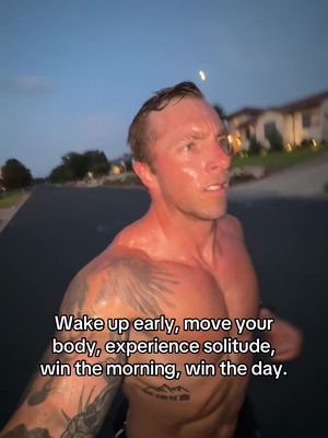 Win the morning, win the day. #dadsoftiktok #Running #consistency #hybridathlete #fitness 